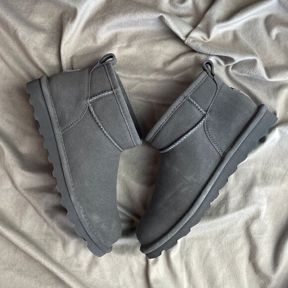 BearPaws Womens Grey Boots Size 7 Nwot - Picture 3 of 3